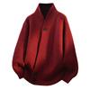 Fashion Design Men V-neck Cardigans Sweaters Men Spring Autumn Outwear Loose Sweatercoat Csual Knitted Sweaters