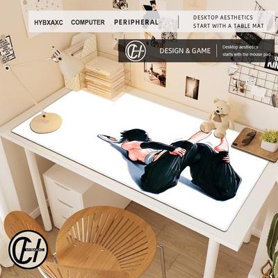 White Anime Large Mousepad Bleach Manga Panel Laptop Office Rubber Soft Table Mat Pc Keyboard Gaming Non-Slip Carpet HYBXAXC