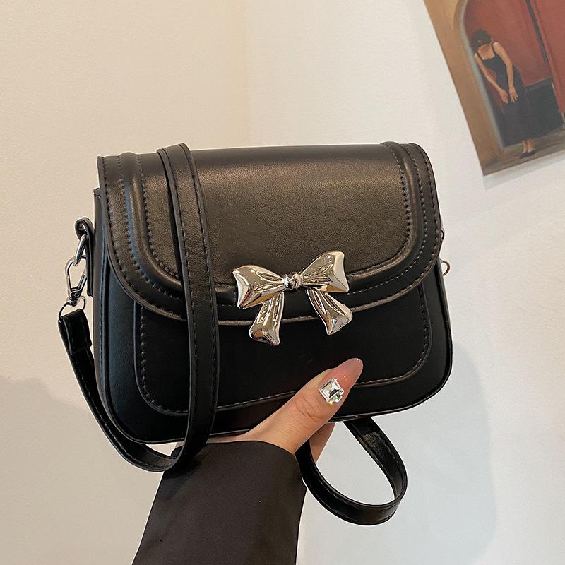 

High end Niche Bow Bag for Women New Fashion Crossbody Bag for Women Fashionable Versatile One Shoulder Small Square Bag for Women