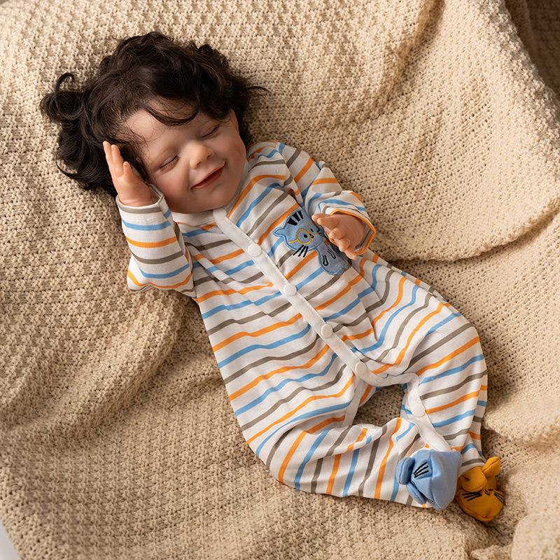 18 April Rebirth Doll Girl Toy Vinyl Simulation Baby Toy Hand Hair Transplant