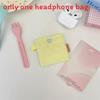 Student Earphone Case With Polyester Material Portable Organizer For Girls
