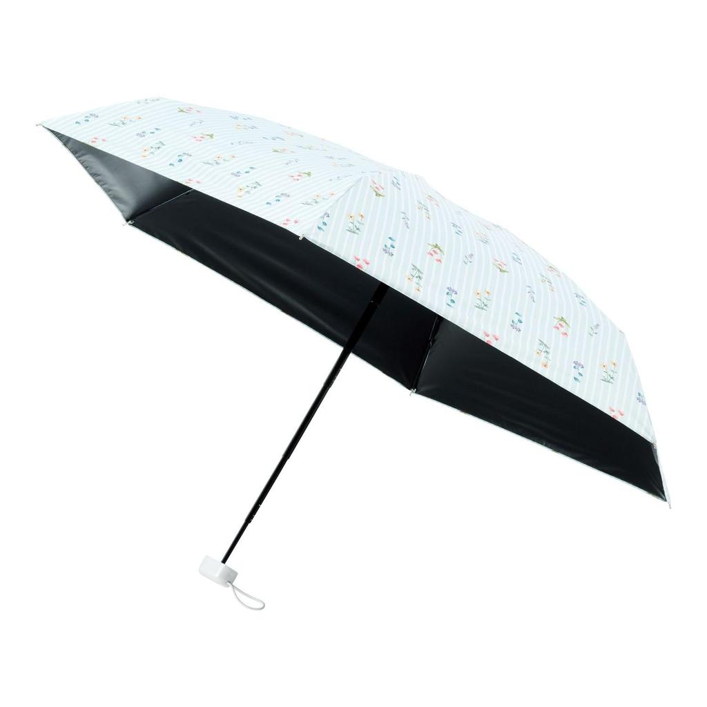 Moonbat Folding Sun and Rain Light Heat UV 5 Pale Green [Esta] Women's Parasol, Protection, Blocking, Blocking, Protection, Flat, Bloom,