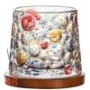 Hand Painted Rotating Whiskey Glass Set Stress Relief Creative Beer Wine Cups for Home Bar