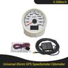 85mm Boat Car 0-120KM/H 0-200KM/H GPS Speedometer with 8 Colors Backlight Waterproof Speedometer 9~32V Trip\COG\ODO