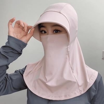 Summer Men's and Women's Full-face Sun Hats, Sun Protection Hats, UV Protection Outdoor Cycling Neck Masks, Sun Hats Integrated