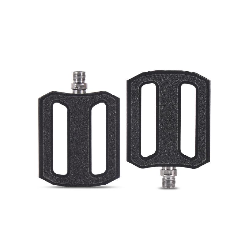 

Premium Aluminum Matte Finish Bike Pedal Non Slip Large Platform For City Bikes Durable Cycling Accessories чорний