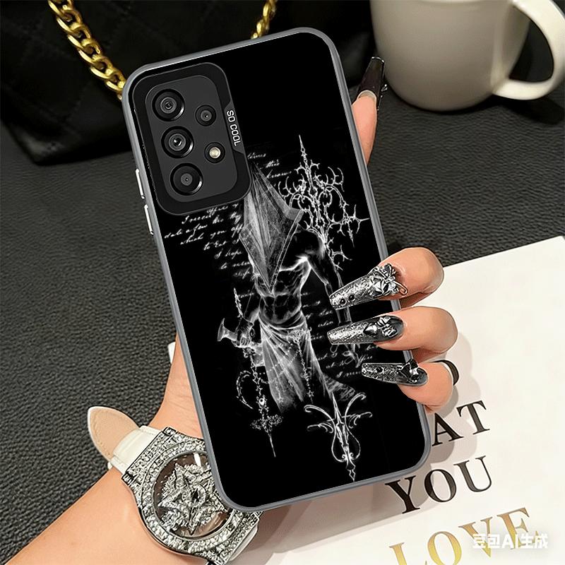 Silent Hill Horror Theme Soft Phone Case for Samsung A17 A16 A15 A14 A13 A57 A56 A55 A54 A53 A37 A36 A35 A34 A33 A26 A25 A24 A23