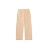 Li Ning X Disney Collaboration Toy Story Strawberry Bear Series Solid Color Straight Leg Casual Pants Women Bottoms Amber Apricot AKXR432-1