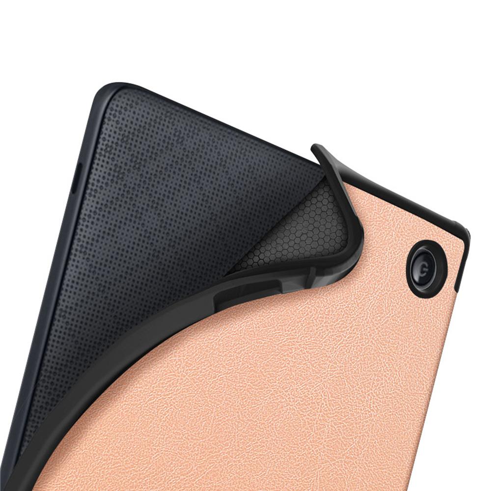 For Kobo Libra 2 N418 Case Soft TPU+PU Leather Tablet Cover with Origami Stand