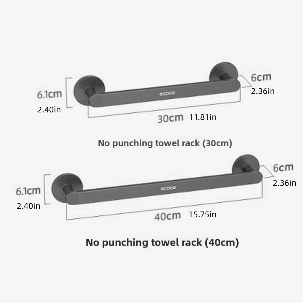 Solid Color Bathroom Towel Rack Wall-mounted Towel Hanger Towel Organizer Shoe Storage Shelf Home