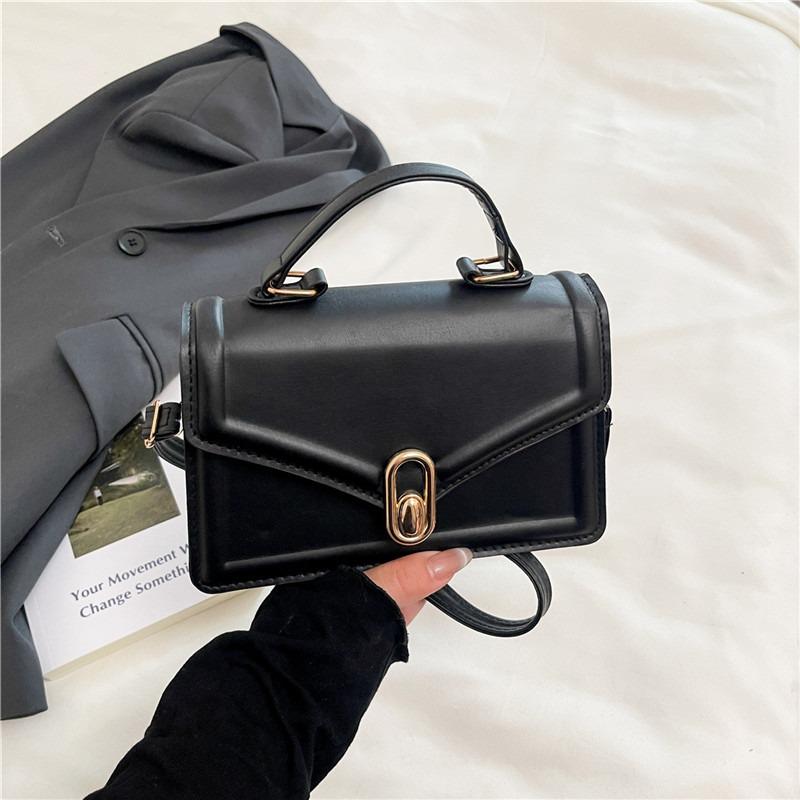 Spring and Summer New Simple Commuter Shoulder Bag Fashionable Small Square Bag Versatile Texture Trendy Messenger Handbag
