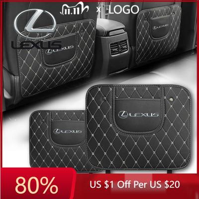 2026 Pegatinas Interiores Calientes Protector Antipatadas Trasero de Asiento de Coche Almohadilla Protectora Cubierta Para F SPORT ES RX NX LS UX LM LX GX LC RZ IS CT