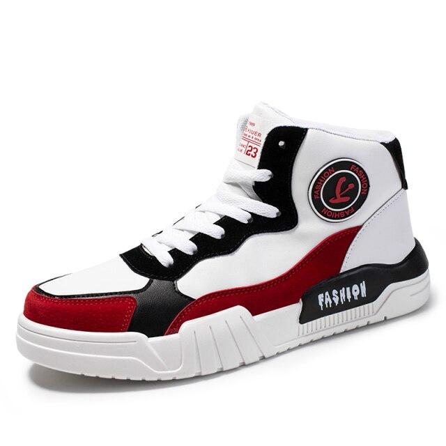 Мужские кроссовки из искусственной кожи — фото 9