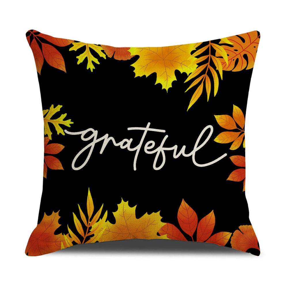Decorate Home Thanksgiving Maple Leaf Pumpkin Pillowcase Living Room Bedroom Sofa Car Pillowcase