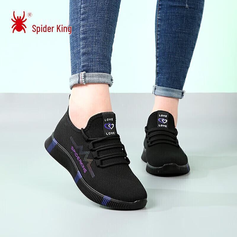 Spider King Women s Breathable Mesh Walking Shoes 37