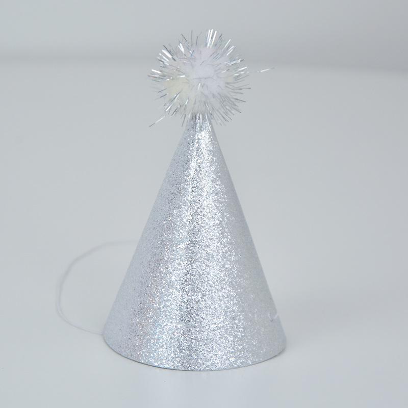 Sparkly Sequin Macaron Glitter Birthday Cone Party Hat