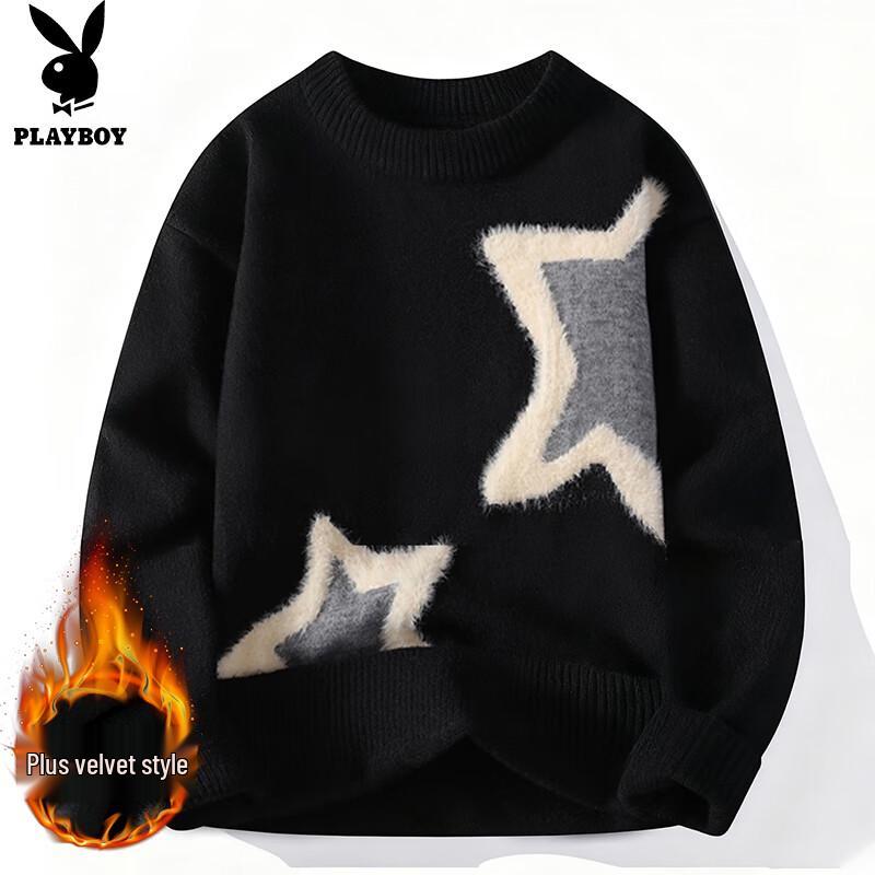 PLAYBOY Men's Warm Knit Sweater