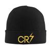 Soccer Legend  CR Knitted Hat for Women Unisex Skullies Beanies Winter Hats Acrylic  Warm Melon Cap