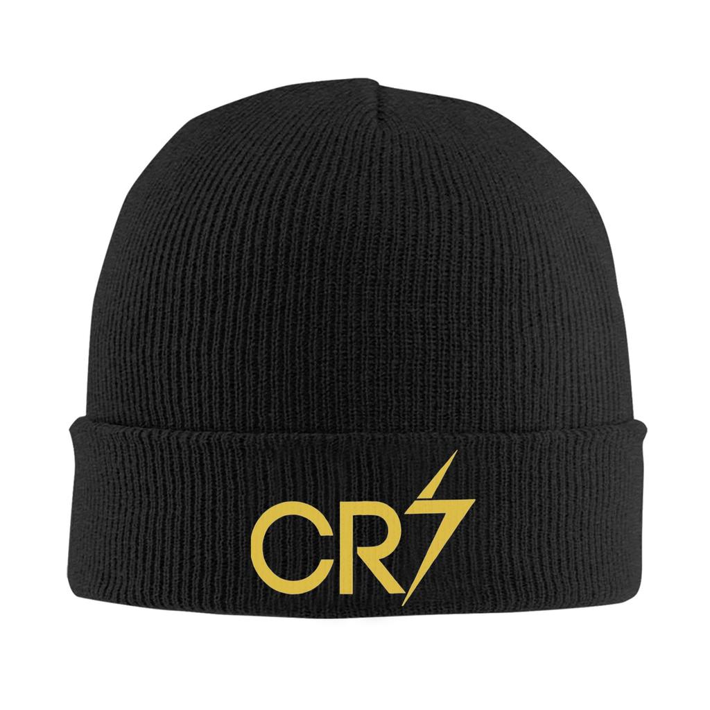 Soccer Legend CR Knitted Hat for Women Unisex Skullies Beanies Winter Hats Acrylic Warm Melon Cap