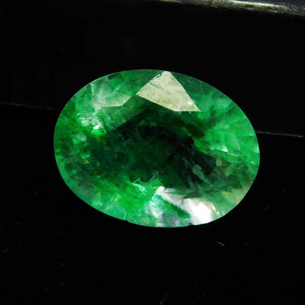 6 Carat Green Natural Colombian Emerald CERTIFIED Loose Gemstone Oval Cut A-3372