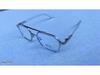 William Chan Anti-Blue Light Retro Large Frame Glasses with Double Bridge, Fashionable Myopia-Ready.