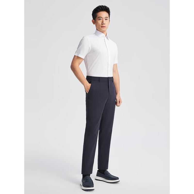Youngor Men s Cotton Tencel DP Short-Sleeve Shirt 42