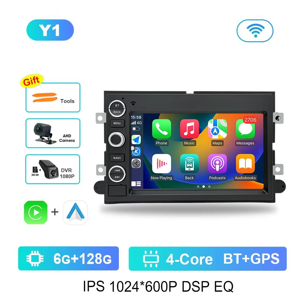 Android Car Radio Multimedia Video Player GPS DSP 7 Inch for Ford 500 F150 Explorer Edge Escape Sport Lincoln Expedition Mustang
