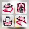 Caminador Interactivo Andador Empujador Coche de Carreras Fórmula 1 3en1 Rosa