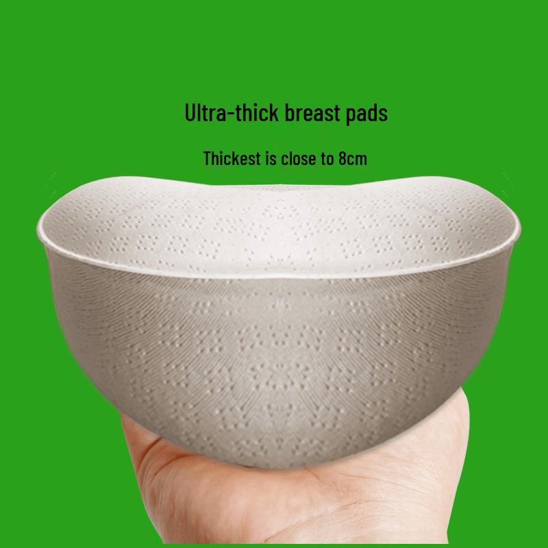 8cm Korean Style Push-Up Wireless Bra with Thickened Inserts for Enhanced Bust Appearance