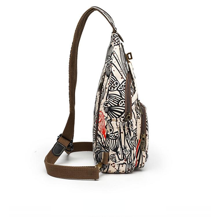 Brystveske for kvinner, Fritidsreiser Multipurpose Crossbody-veske, Mote Allsidig liten ryggsekk