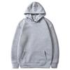 Men's and Women's Plus Size Autumn/Winter Solid Color Casual Hoodie Set