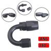 Universal AN4 AN6 AN8 AN10 AN12 Straight 45 90 120 180 Degree Oil Fuel Swivel Hose End Fitting Oil Hose End Adaptor Kit Tube Joi Fuel Injectors 6