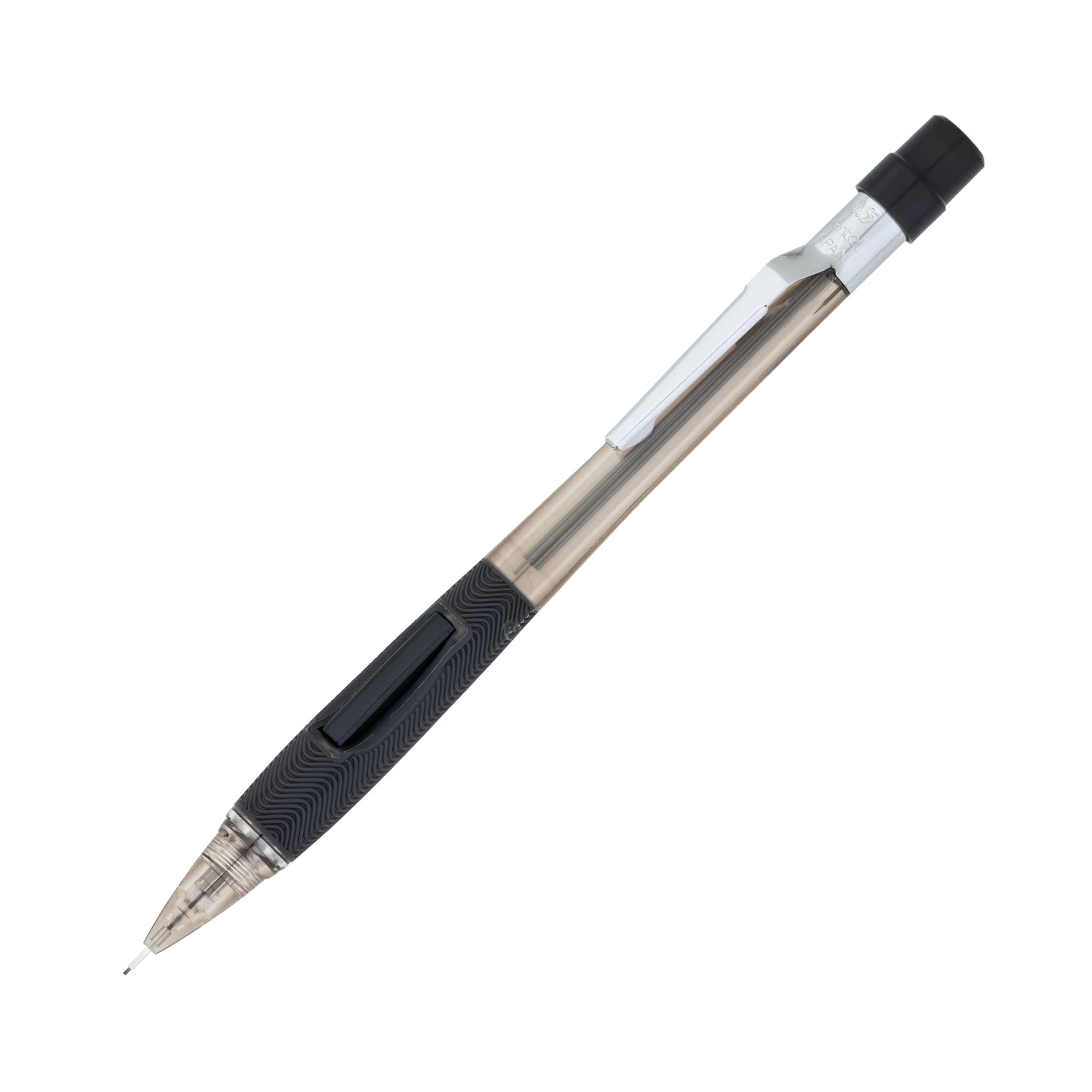 

Механический карандаш Pentel Quicker Clicker с боковым нажимом 0,5 мм Прозрачный черный (Японская версия для внутреннего рынка)