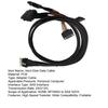 80CM Slim SAS SFF-8654 8i to 2xSFF-8639 NVMe U.2 SSD Adapter Cable High Speed