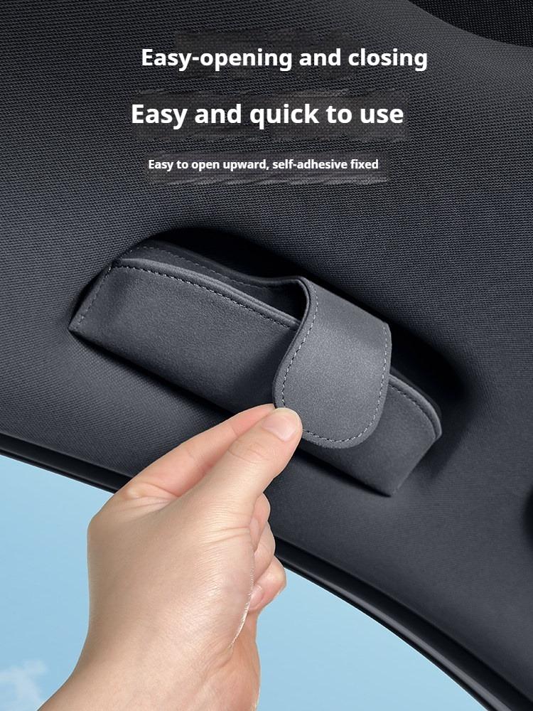 For BYD Sealion 7 EV Car Glasses Case Sunglasses Frame Roof Canopy Handle Sunglasses Clip Interior Modification Car Accessories
