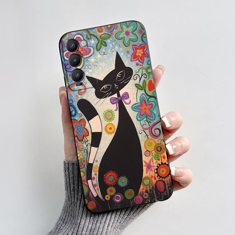 For Tecno Camon 18P Phone Case Shockproof Cover Cute Cartoon Love Heart Soft Funda For Tecno Camon 18 Premier Camon18 18i Bumper