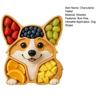 Dog Themed Charcuterie Platter Dog Shape Rustic Cheese Board Wooden Serving Tray for Party Treats Fruits Meats Snacks Housewarming Gift