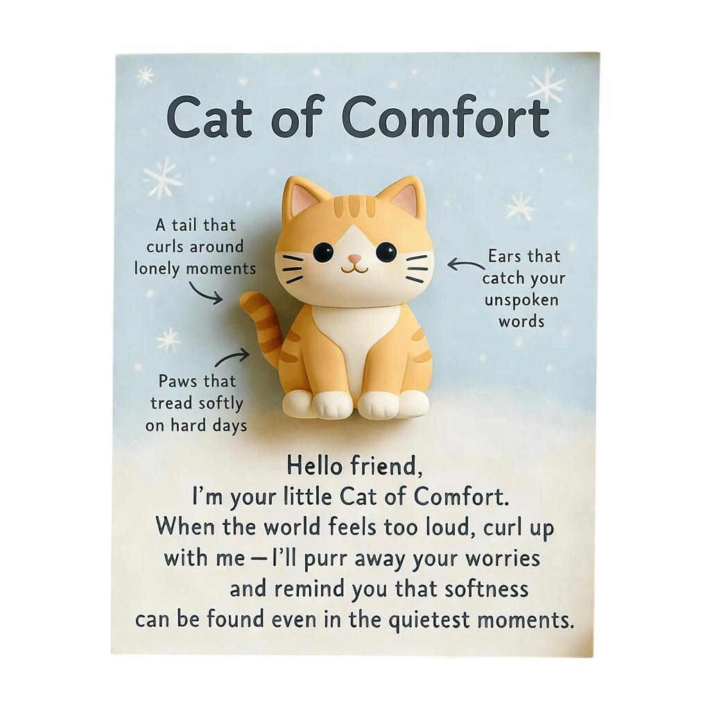 Animal Pocket Hug Gift, A Hug And A Friend Of In Your Pocket, Comes With An Encouraging Greeting Card.