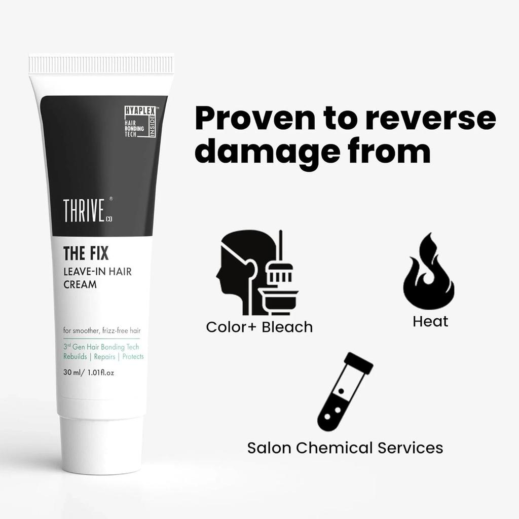 ThriveCo The Fix Leave-in Hair Cream For Smoother, 30ml