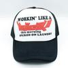 High Quality Performance Terry Curved Brim 5 Panel Baseball Cap with 3D Print Custom Logo High Crown Design for Sports