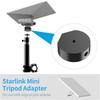 1/4 Screw Round Mount Adapter Aluminum Tripod 1/4 Screw Adapter Bracket Pipe 1/4 Screw Adapter