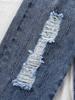 Boys' Children Casual Sport Jeans with Frayed Holes, Stretchy, Street Style, Daily Wear, Comfortable, Versatile
