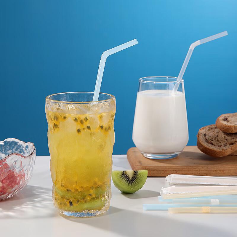 Meiliya Disposable Flexible Bent Straws