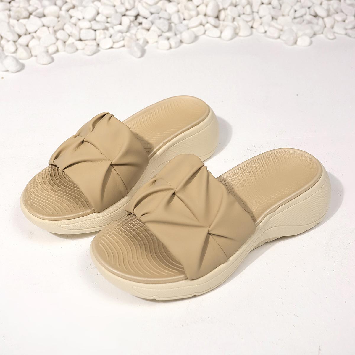 

Толстые подошвы для улицы, повседневная пляжная обувь, летние сандалии 36 хаки