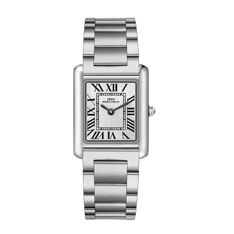 Watch Ladies Rectangle Thin Solid Stainless Steel With Retro Women S Watch Waterproof