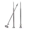 Stainless Steel Lightning Rod Grounding Wire and Bracket for Outdoor Roof Protection