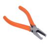 Transverse End Cutter 8mm CRV Long Nose Flush Jaw End Cutting Pliers with Auto Reset Spring for