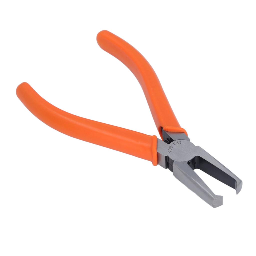 Transverse End Cutter 8mm CRV Long Nose Flush Jaw End Cutting Pliers with Auto Reset Spring for