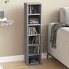 VidaXL CD Cabinet Sonoma Grey 21x20x88 Cm Engineered Wood 815073