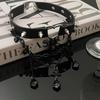 Gothic Black Spider Pendant Necklace for Women Vintage Rivet Pu Leather Choker Chain Punk Cool Y2K Charms Halloween Jewelry Gift